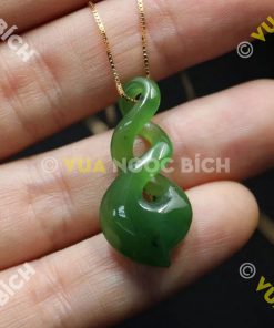 Mặt Dây Nút Thắt Vô Tận Ngọc Bích Nephrite Jade (MD041) 26 Mặt Dây Nút Thắt Vô Tận Ngọc Bích Nephrite Jade (MD041)