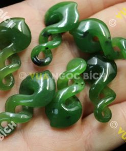 Mặt Dây Nút Thắt Vô Tận Ngọc Bích Nephrite Jade (MD041) 25 Mặt Dây Nút Thắt Vô Tận Ngọc Bích Nephrite Jade (MD041)