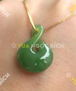 Mặt Dây Nút Thắt Vô Tận Ngọc Bích Nephrite Jade (MD041) 19 Mặt Dây Nút Thắt Vô Tận Ngọc Bích Nephrite Jade (MD041)
