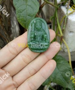 Mặt Dây Phật Bản Mệnh Ngọc Bích Nephrite Jade (MD059)