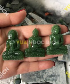 Mặt Dây Phật Tổ Ngọc Bích Nephrite Jade (MD054) 12 Mặt Dây Phật Tổ Ngọc Bích Nephrite Jade (MD054)