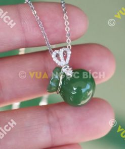 Mặt Dây Túi Tiền Ngọc Bích Nephrite Jade (MD048)
