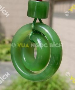 Mặt Dây Hồ Lô Ngọc Bích Nephrite Jade (MD064)