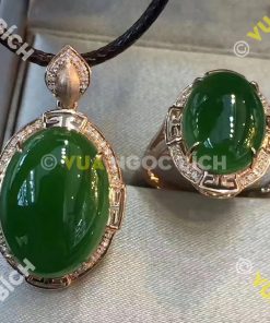 Mặt Dây Ngọc Bích Nephrite JAde (MD079)