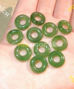 Mặt Dây Đồng Điếu Ngọc Bích Nephrite Jade (MD070)