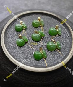 Mặt Dây Bao Tiền Ngọc Bích Nephrite Jade (MD072)