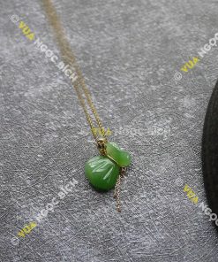 Mặt Dây Bao Tiền Ngọc Bích Nephrite Jade (MD072)