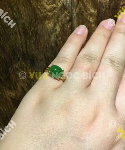 Nhẫn Ngọc Bích Nephrite Jade (NN034) 17 Nhẫn Ngọc Bích Nephrite Jade (NN034)