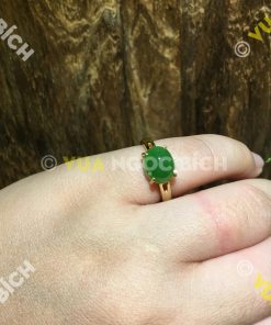 Nhẫn Ngọc Bích Nephrite Jade (NN034) 16 Nhẫn Ngọc Bích Nephrite Jade (NN034)
