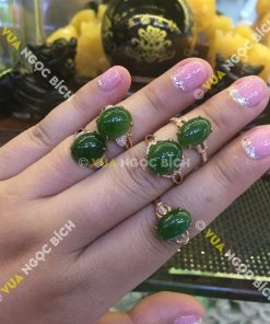 Nhẫn Ngọc Bích Nephrite Jade (NN035) 15 Nhẫn Ngọc Bích Nephrite Jade (NN035)