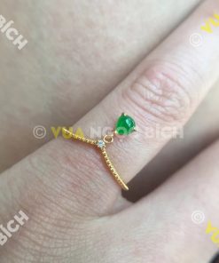 Nhẫn Ngọc Bích Nephrite Jade (NN038) 12 Nhẫn Ngọc Bích Nephrite Jade (NN038)