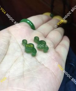 Bông Tai Ngọc Bích Nephrite Jade (BT064) 14 Bông Tai Ngọc Bích Nephrite Jade (BT064)