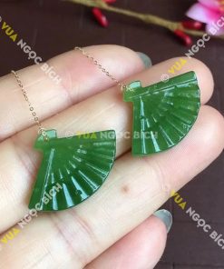 Bông Tai Ngọc Bích Nephrite Jade (BT067)