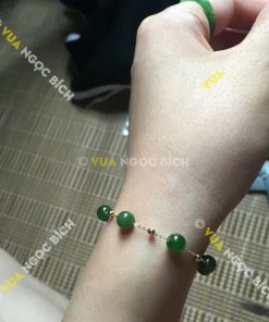 Vòng Tay Ngọc Bích Nephrite Jade (VT021) 13 Vòng Tay Ngọc Bích Nephrite Jade (VT021)