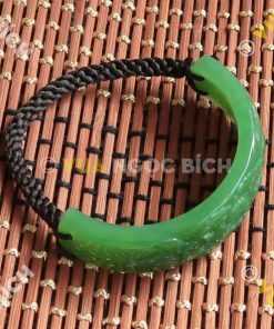 Vòng Tay Ngọc Bích Nephrite Jade Mix Dây Dù (VT019) 18 Vòng Tay Ngọc Bích Nephrite Jade Mix Dây Dù (VT019)