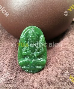 Phật Bản Mệnh Bồ Tát Hư Không Tạng Ngọc Bích Nephrite Jade(MD092)
