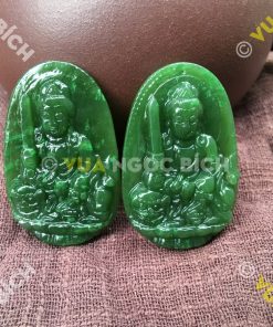 Phật Bản Mệnh Bồ Tát Văn Thù Ngọc Bích Nephrite Jade (MD093) 16 Phật Bản Mệnh Bồ Tát Văn Thù Ngọc Bích Nephrite Jade(MD093)