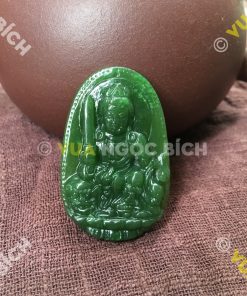 Phật Bản Mệnh Bồ Tát Văn Thù Ngọc Bích Nephrite Jade(MD093)