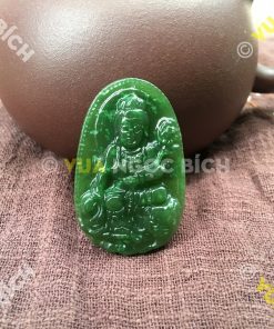 Phật Bản Mệnh Phổ Hiền Bồ Tát Ngọc Bích Nephrite Jade (MD094) 18 Phật Bản Mệnh Phổ Hiền Bồ Tát Ngọc Bích Nephrite Jade (MD094)