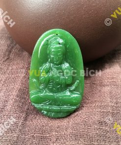 Phật Bản Mệnh Phổ Minh Đại Nhật Như Lai Ngọc Bích Nephrite Jade (MD095) 18 Phật Bản Mệnh Phổ Minh Đại Nhật Như Lai Ngọc Bích Nephrite Jade (MD095)