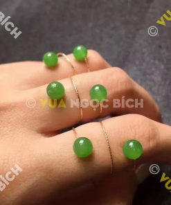 Nhẫn Ngọc Bích Nephrite Jade (NN050) 18 Nhẫn Ngọc Bích Nephrite Jade (NN050)