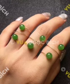 Nhẫn Ngọc Bích Nephrite Jade (NN050) 16 Nhẫn Ngọc Bích Nephrite Jade (NN050)