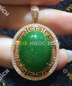Mặt Dây Ngọc Bích Nephrite Jade (MD113)