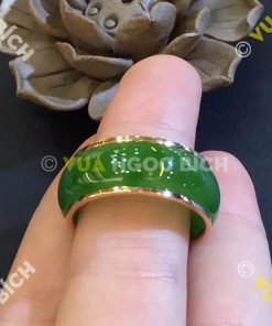 Nhẫn Ngọc Bích Nephrite Jade (NN048) 13 Nhẫn Ngọc Bích Nephrite Jade (NN048)