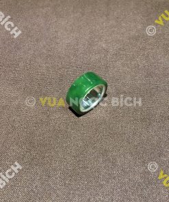 Nhẫn Càn Long Ngọc Bích Nephrite Jade Bọc Bạc Lòng Nhẫn (NN044)