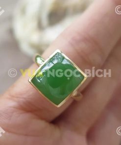 Nhẫn Ngọc Bích Nephrite Jade (NN046) 15 Nhẫn Ngọc Bích Nephrite Jade (NN046)