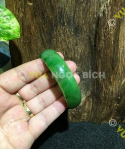 Vòng Tay Ngọc Bích Nephrite Jade Bản Liền (VT029) 14 Vòng Tay Ngọc Bích Nephrite Jade Bản Liền (VT029)