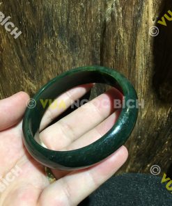 Vòng Tay Ngọc Bích Nephrite Jade Bản Liền (VT030)