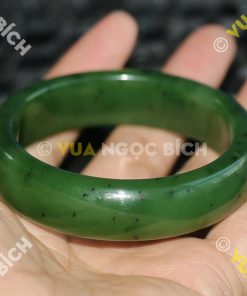 Vòng Tay Ngọc Bích Nephrite Jade Bản Liền (VT033) 16 Vòng Tay Ngọc Bích Nephrite Jade Bản Liền (VT033)