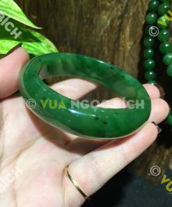 Vòng Tay Ngọc Bích Nephrite Jade Bản Liền (VT035) 21 Vòng Tay Ngọc Bích Nephrite Jade Bản Liền (VT035)