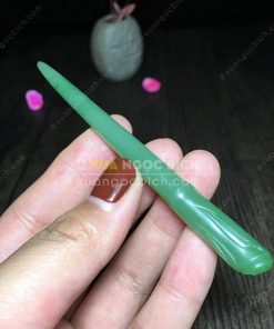 Trâm Cài Ngọc Bích Nephrite Jade (VPPT011)