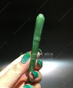 Trâm Cài Ngọc Bích Nephrite Jade (VPPT011)