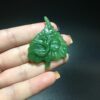 Mặt Dây Chữ Om Ngọc Bích Nephrite Jade (MD168)