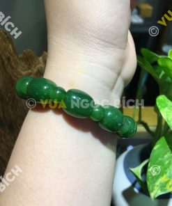 Vòng Tay Lu Thống Ngọc Bích Nephrite Jade (VT060)