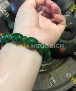 Vòng Tay Lu Thống Ngọc Bích Nephrite Jade (VT060)