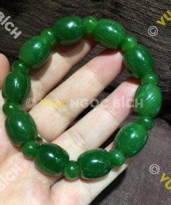 Vòng Tay Lu Thống Ngọc Bích Nephrite Jade (VT060)