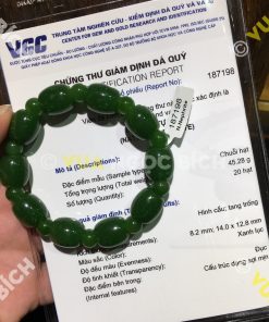 Vòng Tay Lu Thống Ngọc Bích Nephrite Jade (VT060)