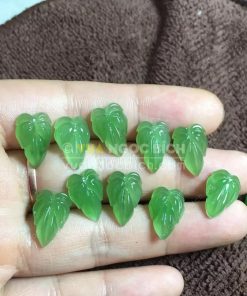 Mặt Dây Chiếc Lá Ngọc Bích Nephrite Jade (MD167) 13 Mặt Dây Chiếc Lá Ngọc Bích Nephrite Jade (MD167)