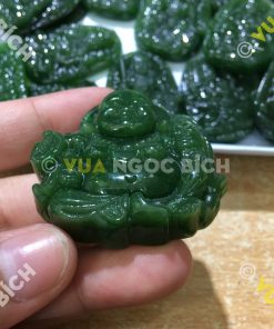 Mặt Dây Di Lạc Ngọc Bích Nephrite Jade (MD021-2) 19 Mặt Dây Di Lạc Ngọc Bích Nephrite Jade (MD021-2)