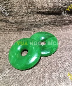 Mặt Dây Đồng Điếu Ngọc Bích Nephrite Jade (MD027-2)