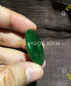 Mặt Dây Đồng Điếu Ngọc Bích Nephrite Jade (MD027-2)