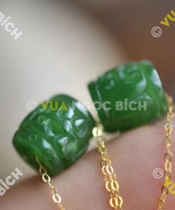 Mặt Dây Lu Thống Ngọc Bích Nephrite Jade (MD166) 16 Mặt Dây Lu Thống Ngọc Bích Nephrite Jade (MD166)