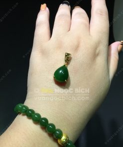 Mặt Dây Ngọc Bích Nephrite Jade (MD159) 18 Mặt Dây Ngọc Bích Nephrite Jade (MD159)