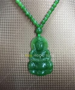 Mặt Dây Phật Quan Âm Ngọc Bích Nephrite Jade (MD170) 17 Mặt Dây Phật Quan Âm Ngọc Bích Nephrite Jade (MD170)
