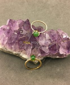 Nhẫn Ngọc Bích Nephrite Jade (NN059) 14 Nhẫn Ngọc Bích Nephrite Jade (NN059)
