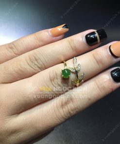 Nhẫn Ngọc Bích Nephrite Jade (NN061) 18 Nhẫn Ngọc Bích Nephrite Jade (NN061)